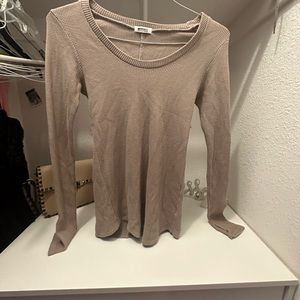 tan long sleeve